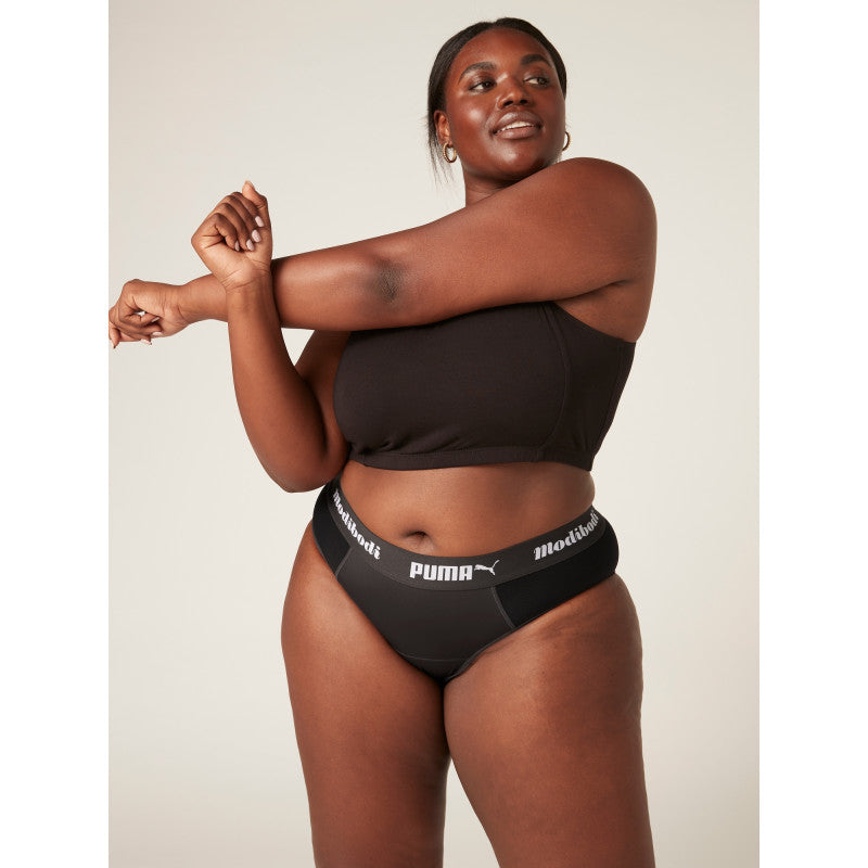 Menstruační kalhotky PUMA & Modibodi Active Brief Moderate-Heavy Dark (MODI4095)