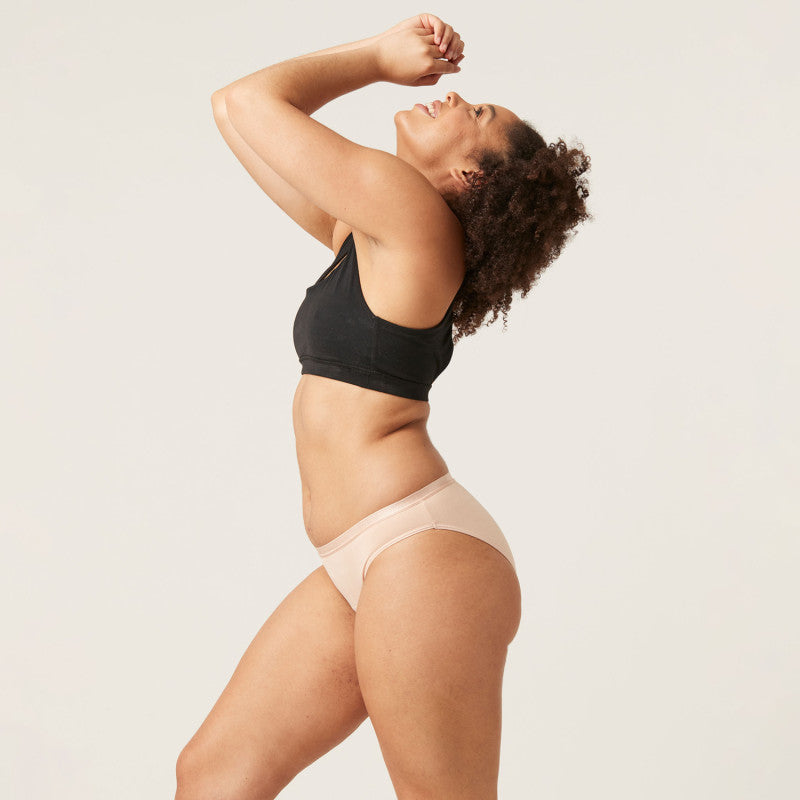 Menstruační kalhotky Modibodi Classic Bikini Light-Moderate Beige (MODI4010B)