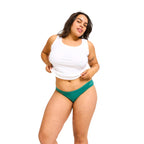 Menstruační kalhotky Modibodi Basic Cheeky Bikini Moderate-Heavy Jungle (MKMBCBMHJ)