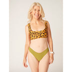 Menstruační plavky Modibodi Brazilian Brief Earth Green komplet
