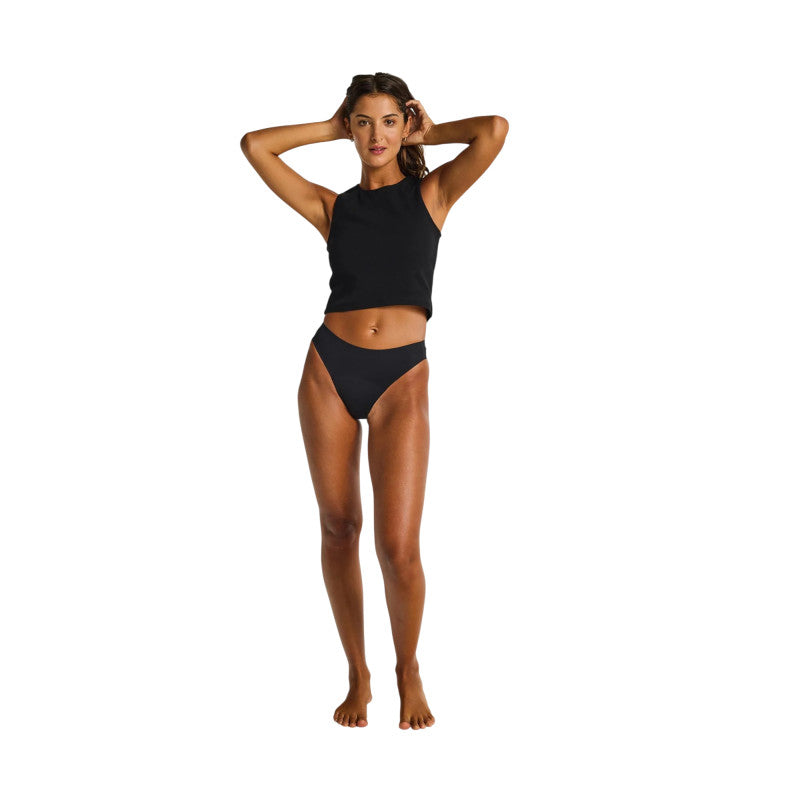 Menstruační kalhotky Modibodi Seamfree Hi Waist Cheeky Moderate Black (MKMSHWCMB)