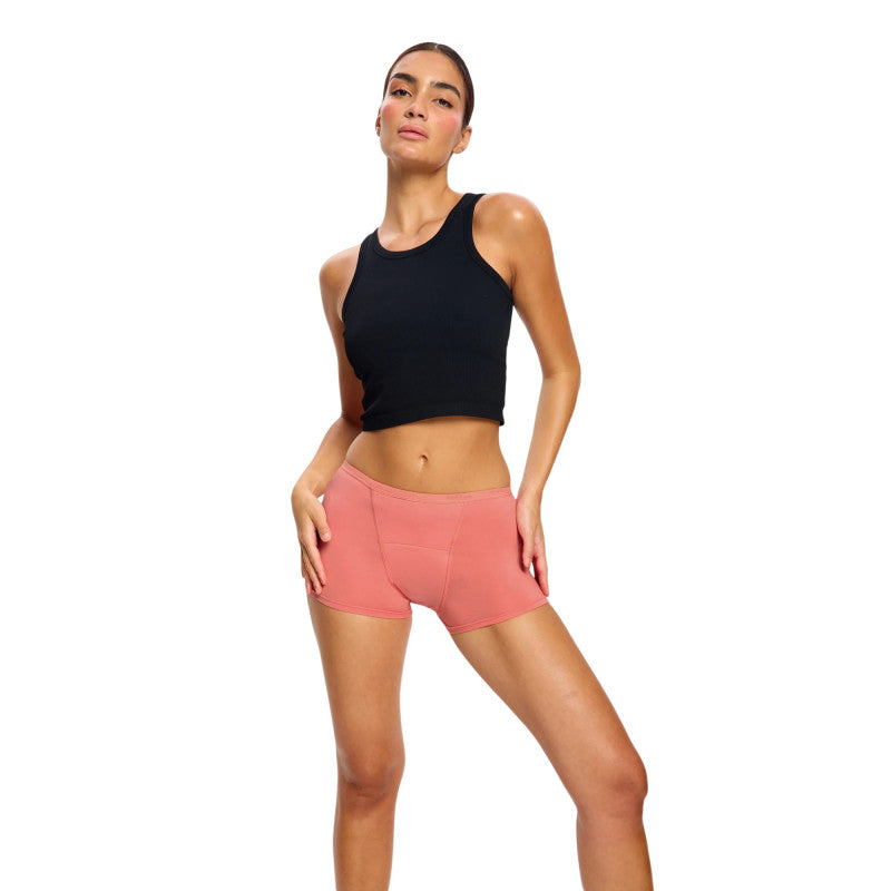 Menstruační kalhotky Modibodi Classic Boyshort Super Burnt Brick (MKMCBSBB)