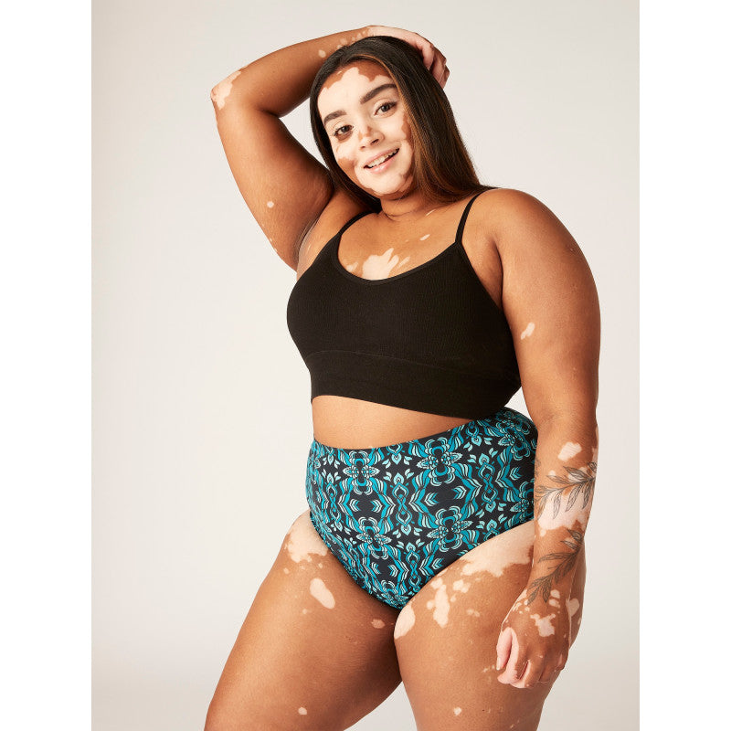 Menstruační kalhotky Modibodi Seamfree Full Brief Moderate-Heavy Hypnotic Blue (MODI4060HB)