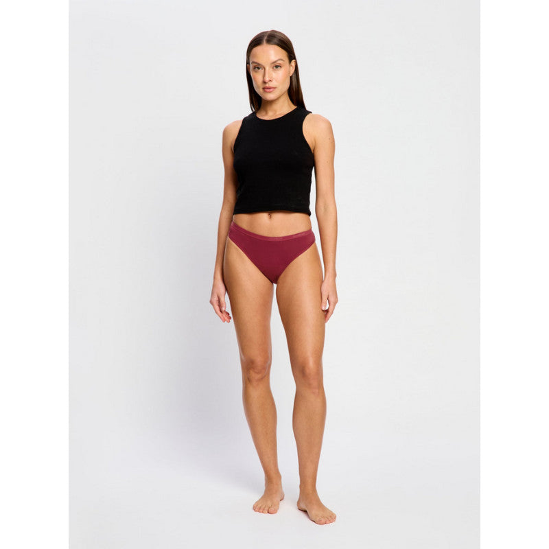 Menstruační kalhotky Modibodi Classic Bikini Moderate Bud Red (MKMCBMBR)