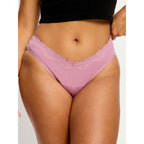 Menstruační kalhotky Modibodi Cassia V Cheeky Brief Light Dusky Orchid (MKMCVCBLDO)