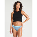 Menstruační kalhotky Modibodi Classic Bikini Light-Moderate Dusky Geo Blue (MODI4010DGB)