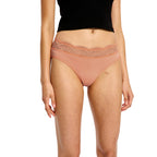 Menstruační kalhotky Modibodi Sensual Hi Waist Bikini Light Cameo Peach (MKMSHWLCP)