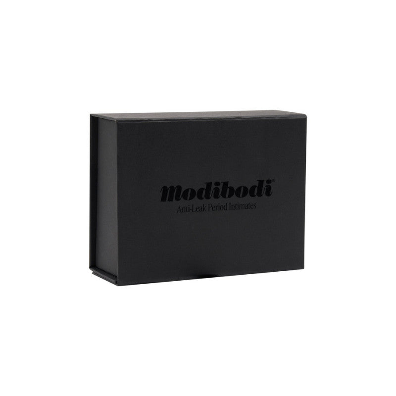 Menstruační kalhotky Modibodi Intimates V Day Hi Waist Brief Moderate-Heavy Black Rose (MKMIVDHWBMHBR)