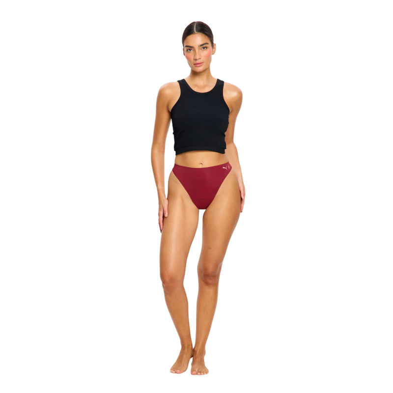 Menstruační kalhotky PUMA & Modibodi Seamfree Active Thong Light-Moderate Mist Pink (MODI4074MP)