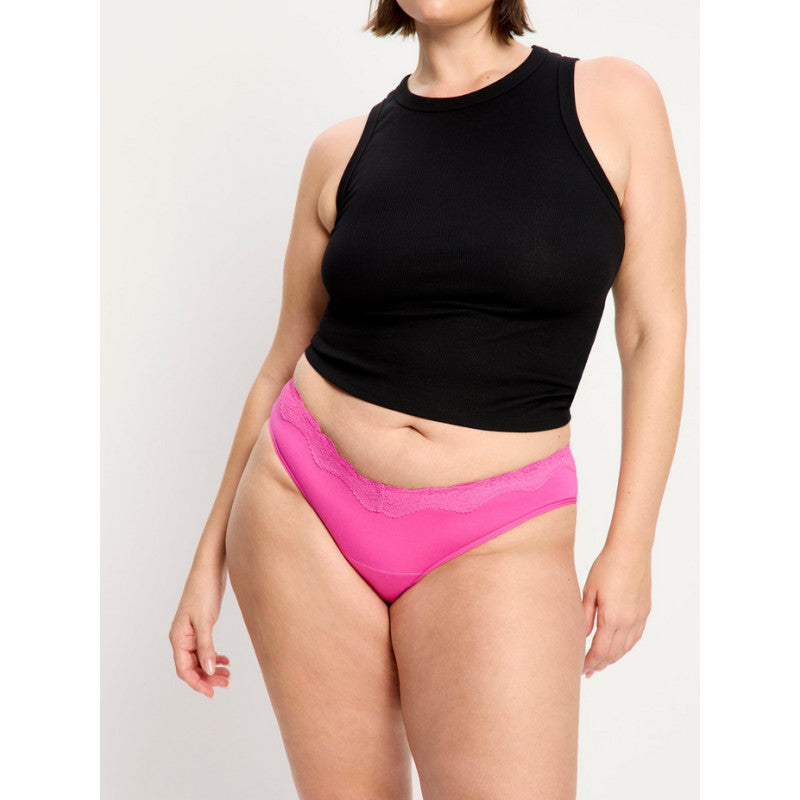 Menstruační kalhotky Modibodi Cassia V Cheeky Brief Light Electric Fuchsia (MKMCVCBLEF)