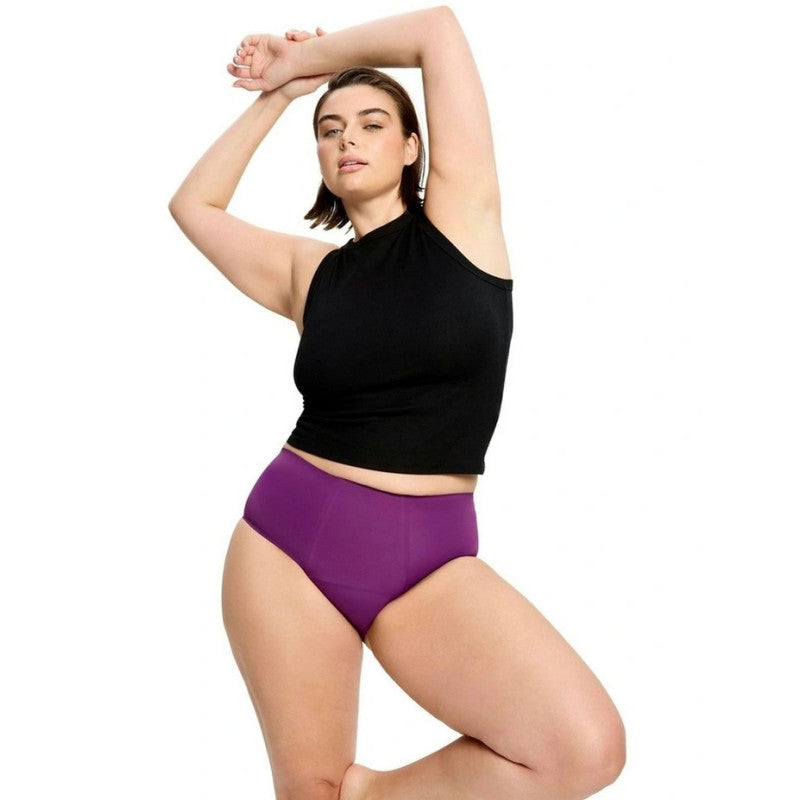 Menstruační kalhotky Modibodi Allure Seamfree Full Brief Super Mystic Purple (MKMASFBSMP)