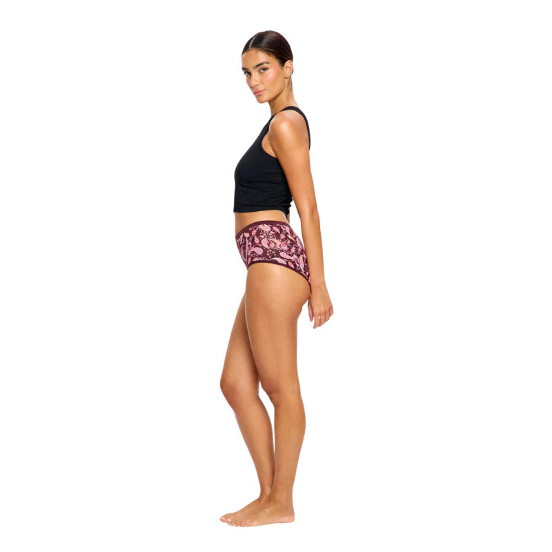 Menstruační kalhotky Modibodi Classic Full Brief Moderate-Heavy Passion Vine Navy (MODI4018PVN)