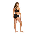 Menstruační plavky Modibodi Teen Bikini Brief High černé spodní díl (SWSBBIHIBLAT)