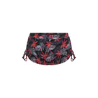 Menstruační plavky Modibodi Teen High Short Jungle Palm Black spodní díl (MODI4377)