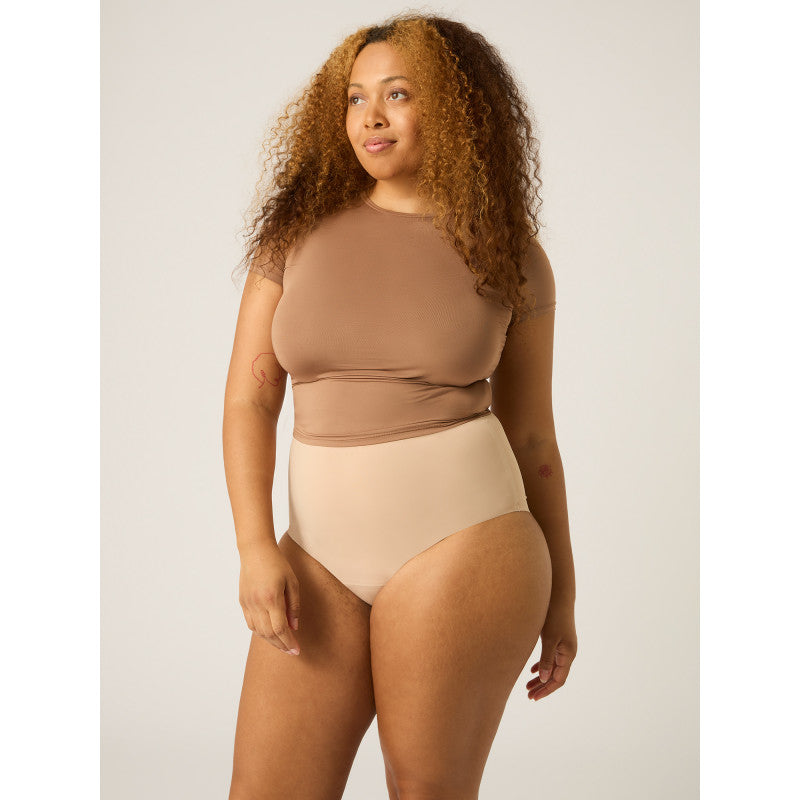 Menstruační kalhotky Modibodi Seamfree Full Brief Moderate-Heavy Cashew (MODI4063)