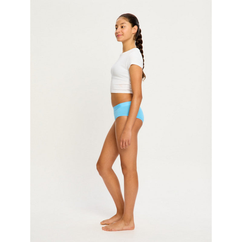 Dívčí menstruační kalhotky Modibodi Teen Hipster Boyleg Moderate Bubble Blue (DMKMTHBMBB)
