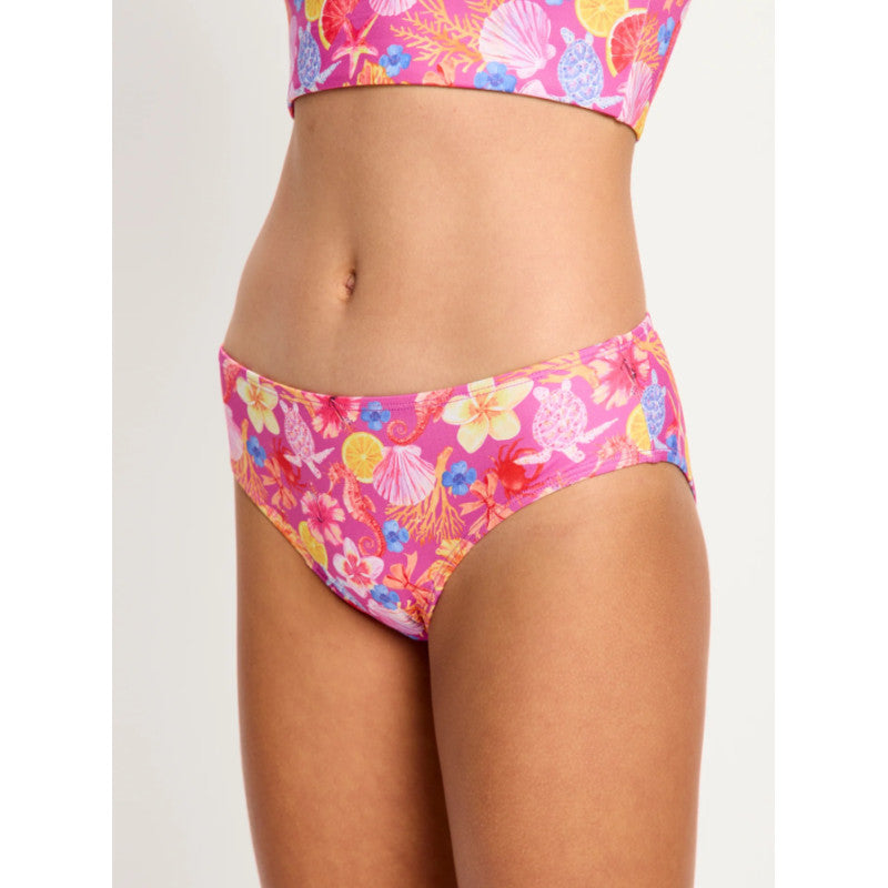 Dívčí menstruační plavky Modibodi Dream Teen Swimwear Bikini Brief Light Tropicana Crush spodní díl (DMPMDTSBBLTCSD)