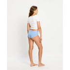 Dívčí menstruační kalhotky Modibodi Teen Hipster Boyleg Moderate Blueberry Gingham (DMKMTHBMGB)