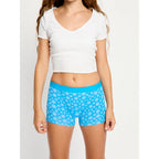 Dívčí menstruační kalhotky Modibodi Teen Hipster Boyshort Moderate Berry Blossom (DMKMTHBMBB)