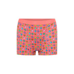 Dívčí menstruační kalhotky Modibodi Teen Hipster Boyshort Moderate Happy Hearts (DMKMTHBMHH)