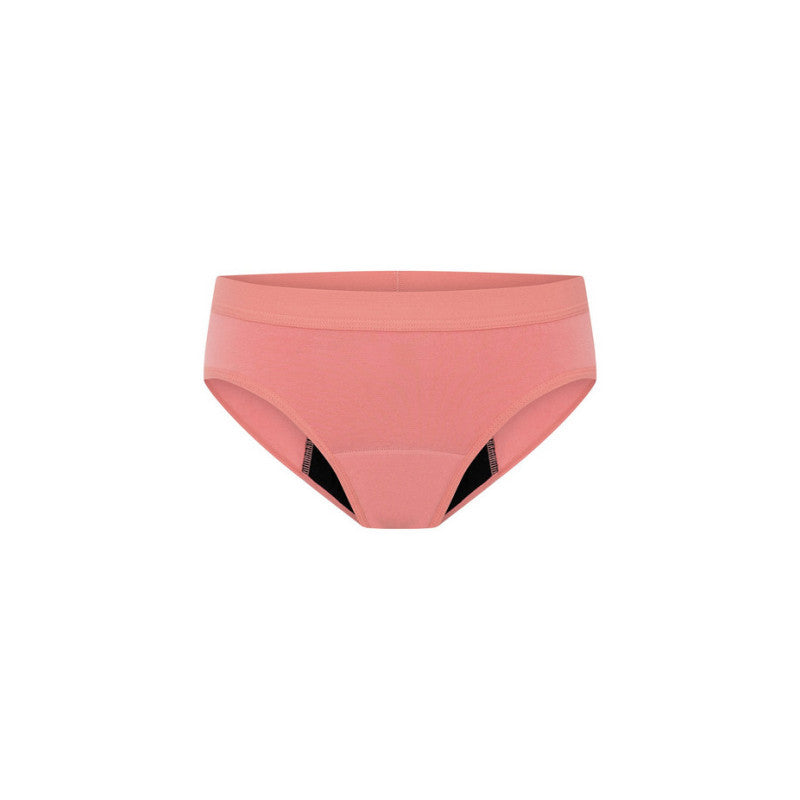 Dívčí menstruační kalhotky Modibodi Teen Hipster Bikini Moderate Flower Power Pink (DMKMTHBMFPP)