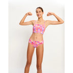Dívčí menstruační plavky Modibodi Dream Teen Swimwear Bikini Brief Light Tropicana Crush spodní díl (DMPMDTSBBLTCSD)