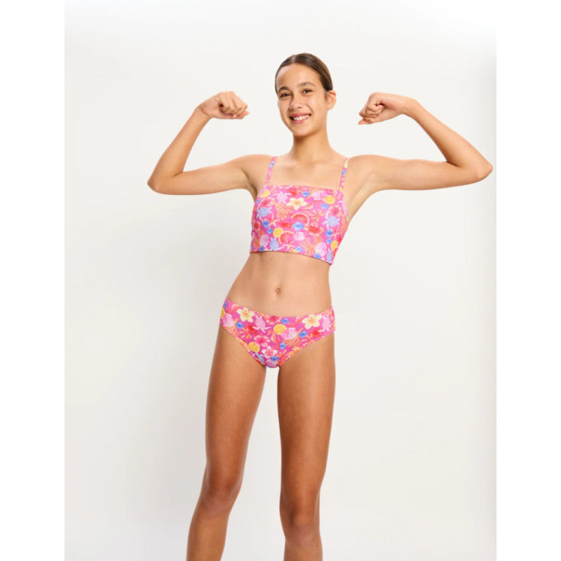 Dívčí menstruační plavky Modibodi Dream Teen Swimwear Bikini Brief Light Tropicana Crush spodní díl (DMPMDTSBBLTCSD)