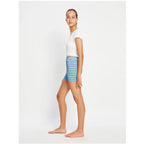 Dívčí menstruační kalhotky Modibodi Teen Hipster Boyshort Super Boho Botanical Blue (DMKMTHBSBBB)