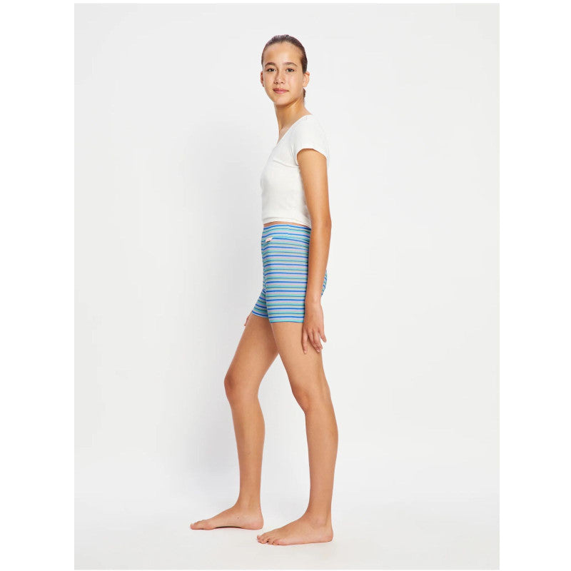Dívčí menstruační kalhotky Modibodi Teen Hipster Boyshort Super Boho Botanical Blue (DMKMTHBSBBB)