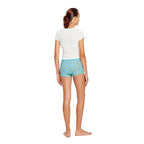 Dívčí menstruační kalhotky Modibodi Teen Hipster Boyshort Super Boho Botanical Blue (DMKMTHBSBBB)