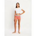 Dívčí menstruační kalhotky Modibodi Teen Hipster Boyshort Moderate Flower Checkerboard (DMKMTHBMFC)