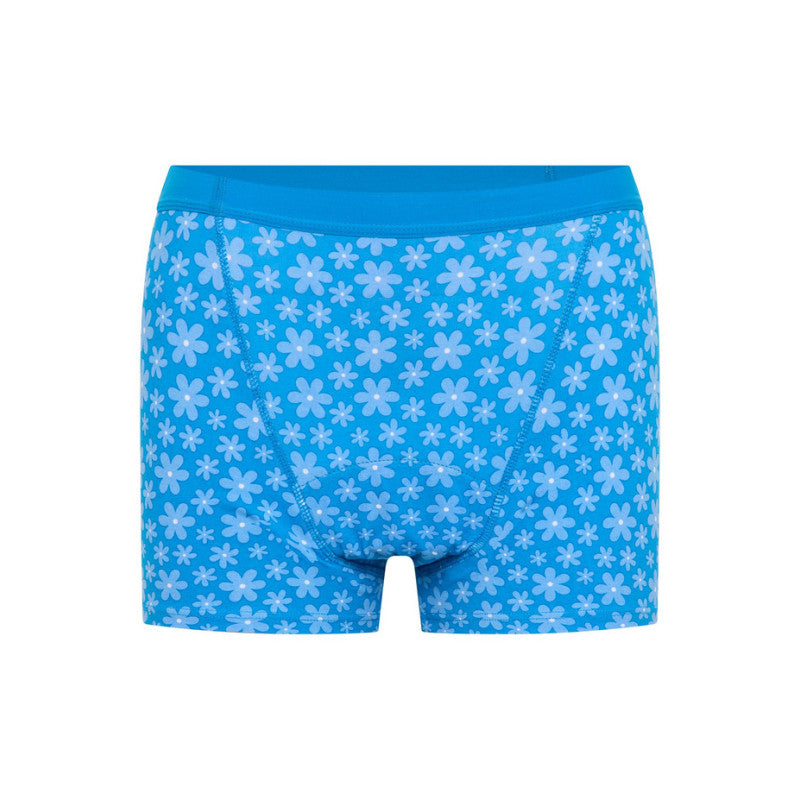 Dívčí menstruační kalhotky Modibodi Teen Hipster Boyshort Moderate Berry Blossom (DMKMTHBMBB)