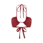 Plavky Modibodi variabilní bikini sahara red horní díl (PMVBSRHD)