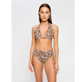 Plavky Modibodi Molokai Plunge Tie Back Top Mauve horní díl (PMMPTBTM)