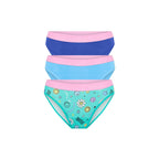 3PACK dívčí kalhotky a menstruační kalhotky Modibodi Smileyworld Teen Hipster Bikini (3DKMKMSTHB)