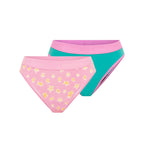 2PACK Kalhotky Modibodi Teen Gingerbread Pink Multi (MODI4276)