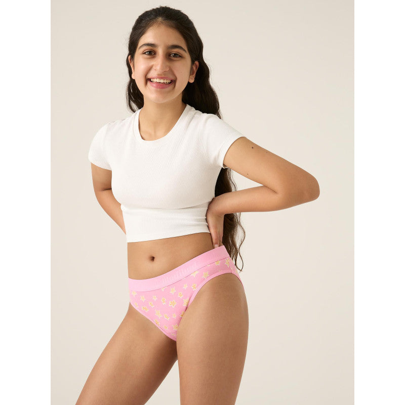 2PACK Kalhotky Modibodi Teen Gingerbread Pink Multi (MODI4276)