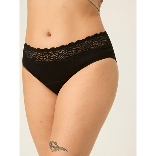 3PACK Menstruační kalhotky Modibodi Sensual Hi-Waist Bikini Moderate-Heavy (MODI5011)