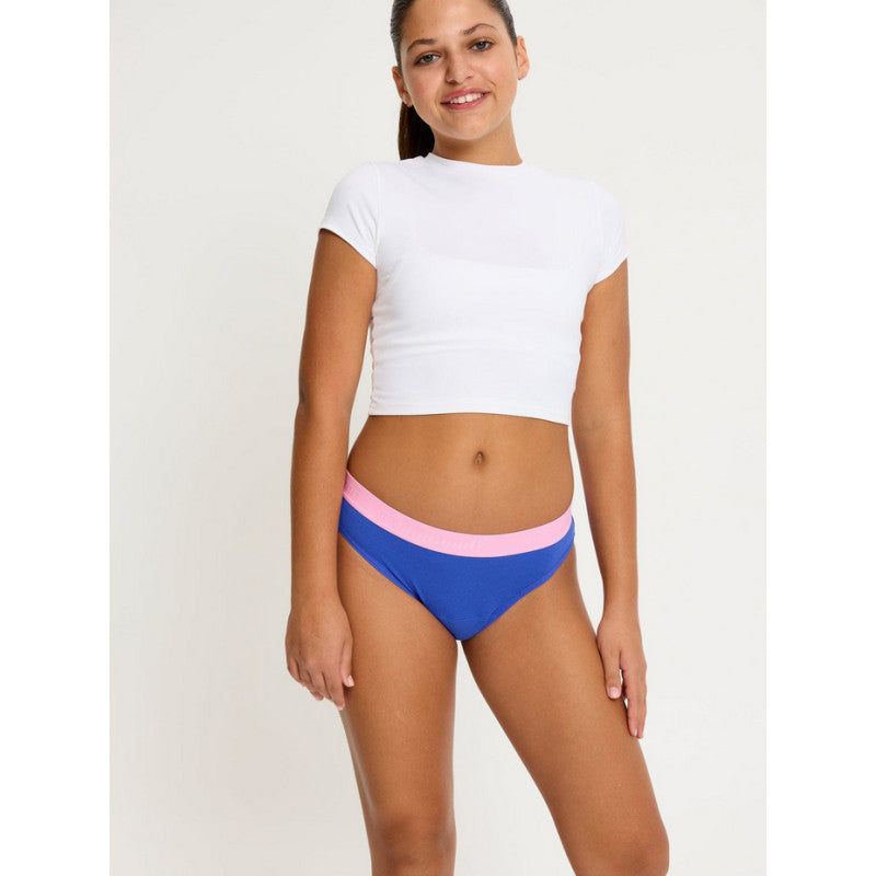 3PACK dívčí kalhotky a menstruační kalhotky Modibodi Smileyworld Teen Hipster Bikini (3DKMKMSTHB)