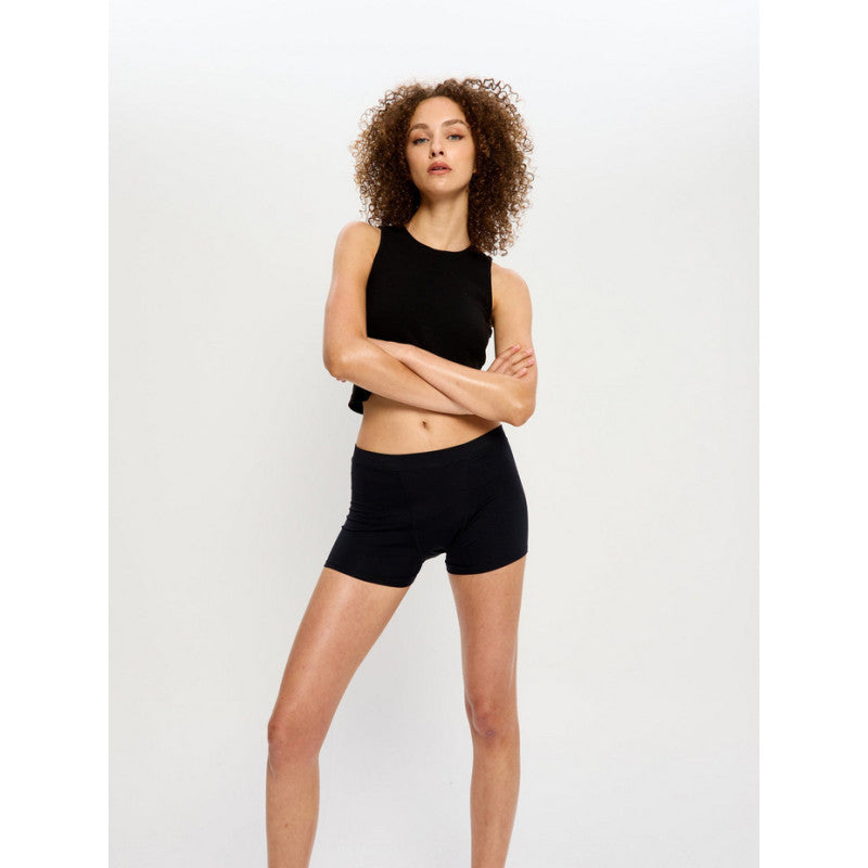 2PACK menstruační kalhotky Modibodi Soft Stretch Seamless Boyshort Super (2MKMSSSBS)